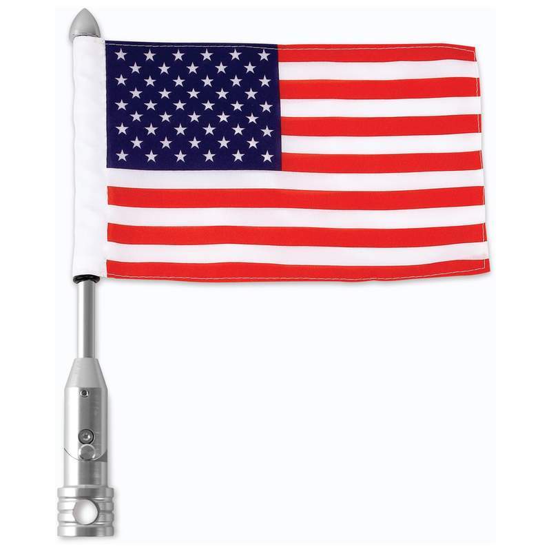 Motorcycle Flagpole Mount and USA Flag - Premium Misc from Rapidvehicles - Just $41.99! Shop now at Rapidvehicles