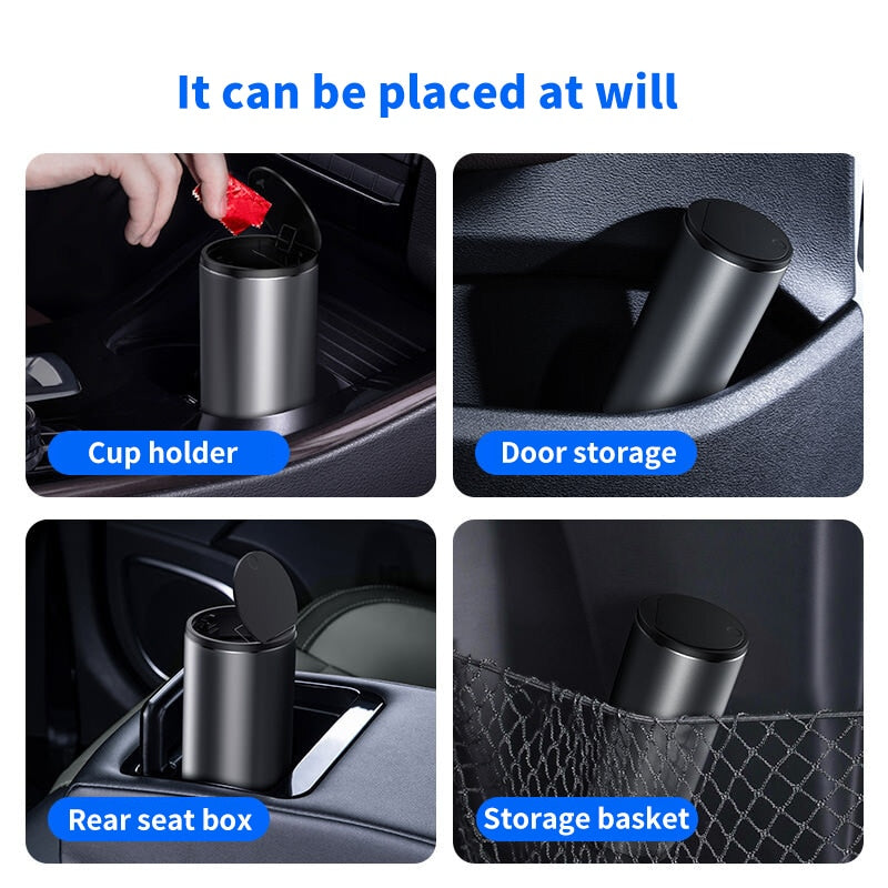 Car Trash Can Auto Organizer Storage - Premium Automotive from Ivory Phanes - Just $16.19! Shop now at Rapidvehicles