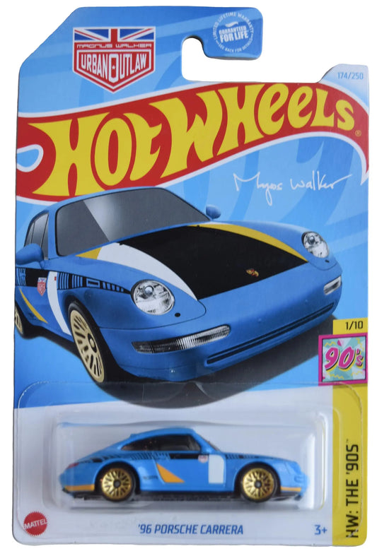 Hot Wheels 96 Porsche Carrera HW The 90s 1/10 [Blue] 174/250