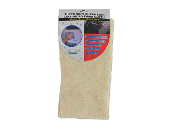 14x14 inch sheep skin like micro fiber cloth ( Case of 20 ) - Premium Auto Care & Maintenance from Rapidvehicles - Just $51.99! Shop now at Rapidvehicles