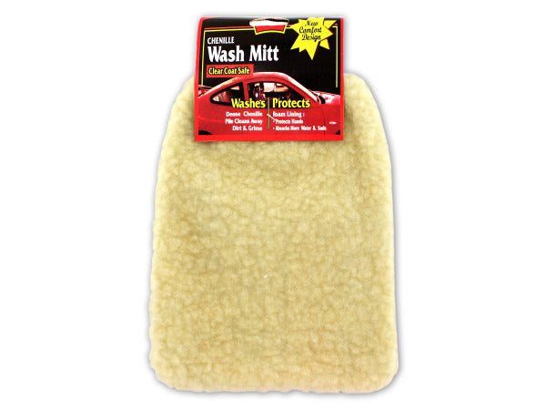 Chenille Car Wash Mitt ( Case of 24 ) - Premium Auto Care & Maintenance from Rapidvehicles - Just $55.99! Shop now at Rapidvehicles