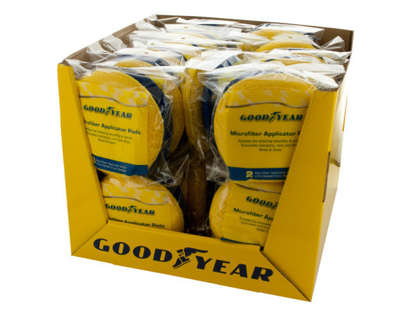 Goodyear Microfiber Applicator Pads Countertop Display ( Case of 27 ) - Premium Auto Care & Maintenance from Rapidvehicles - Just $68.99! Shop now at Rapidvehicles