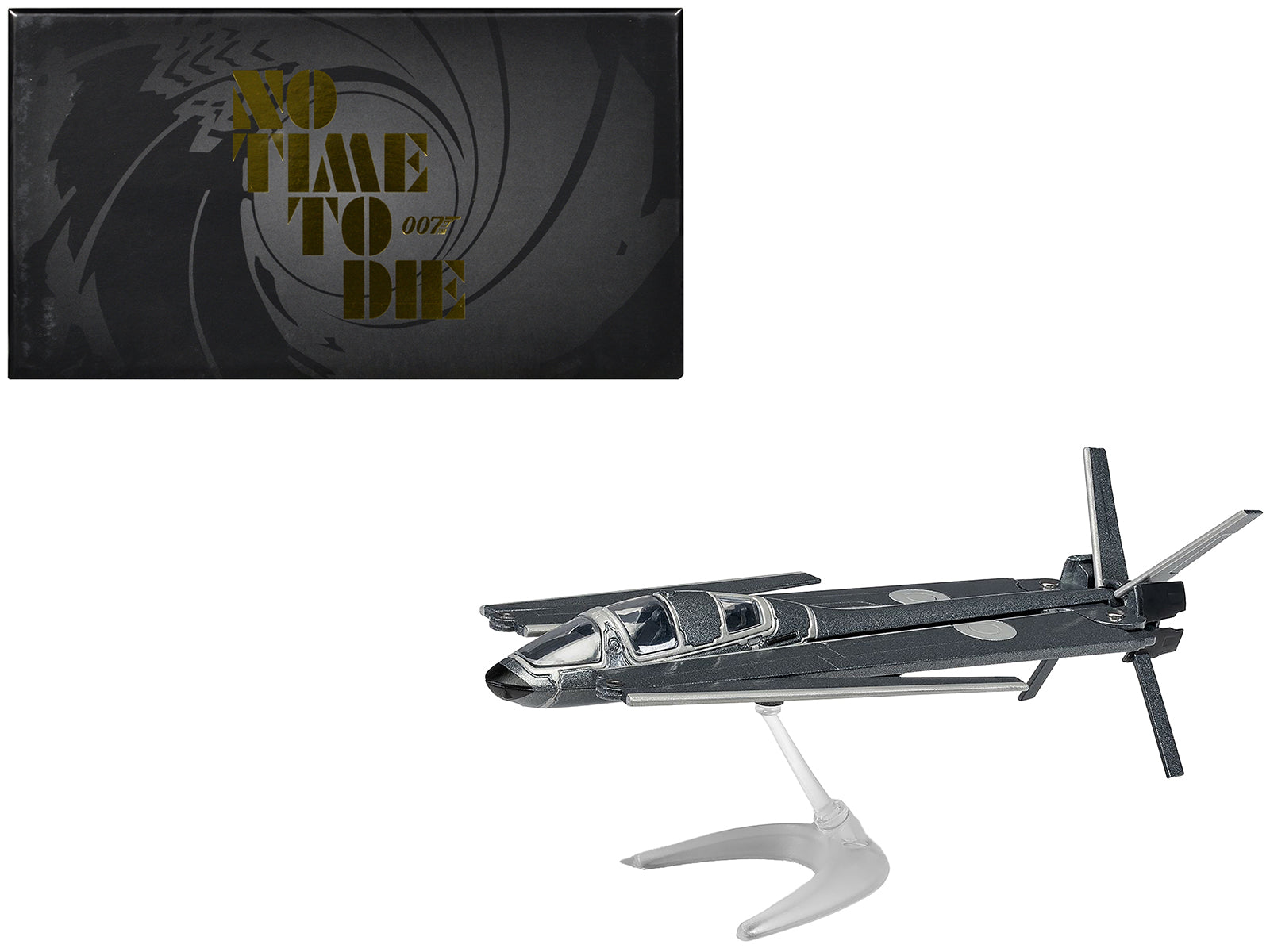 Q Glider Gray Metallic James Bond 007 "No Time To Die" (2021) Movie Diecast Model by Corgi free shipping USA