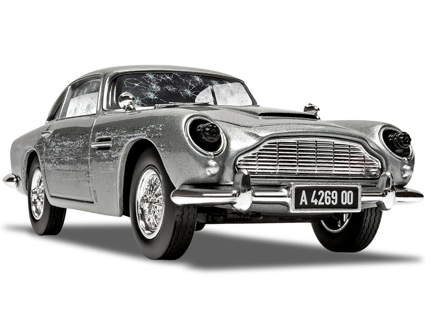 Aston Martin DB5 RHD (Right Hand Drive) Silver (Damaged) James - Premium Movie/TV Series Models from Corgi - Just $63.04! Shop now at Rapidvehicles