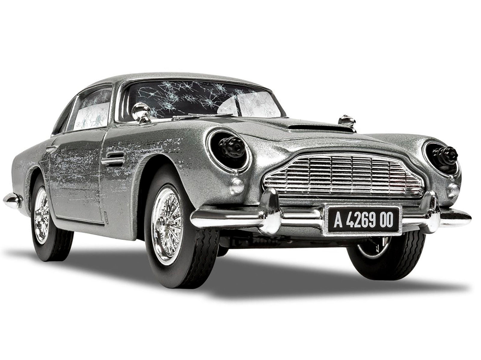 Aston Martin DB5 RHD (Right Hand Drive) Silver (Damaged) James - Premium Movie/TV Series Models from Corgi - Just $67.99! Shop now at Rapidvehicles