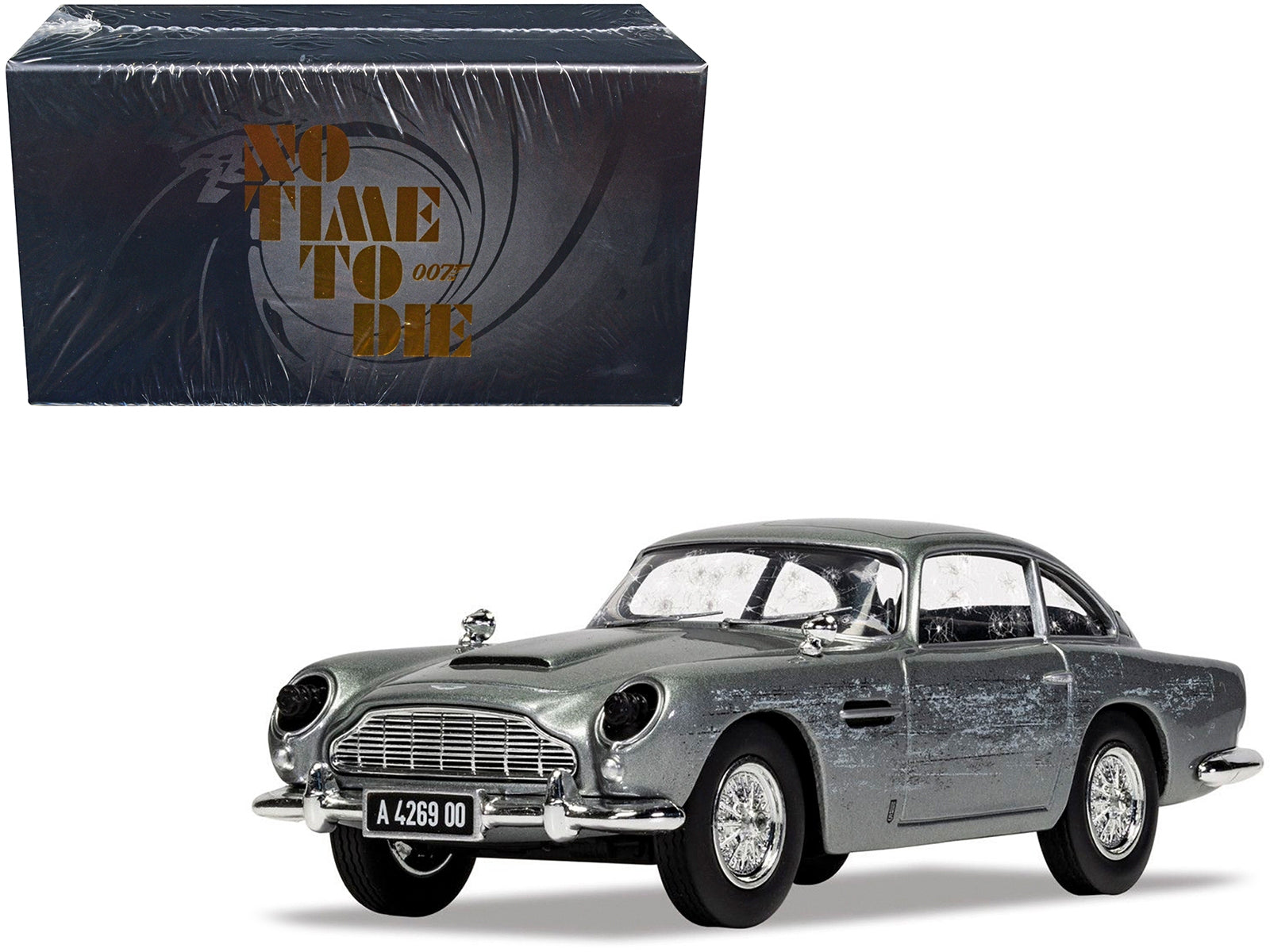 Aston Martin DB5 RHD (Right Hand Drive) Silver (Damaged) James Bond 007 "No Time To Die" (2021) Movie Diecast Model Car by Corgi - Premium Movie/TV Series Models from Corgi - Just $67.47! Shop now at Rapidvehicles