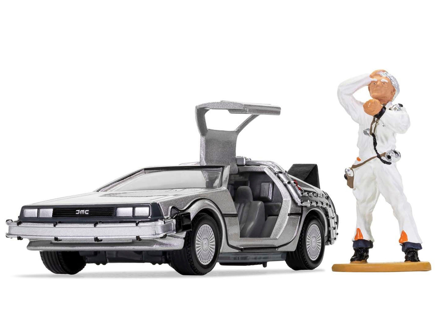 DMC DeLorean Time Machine with Doc Brown Figure "Back to the - Premium Movie/TV Series Models from Corgi - Just $64.79! Shop now at Rapidvehicles