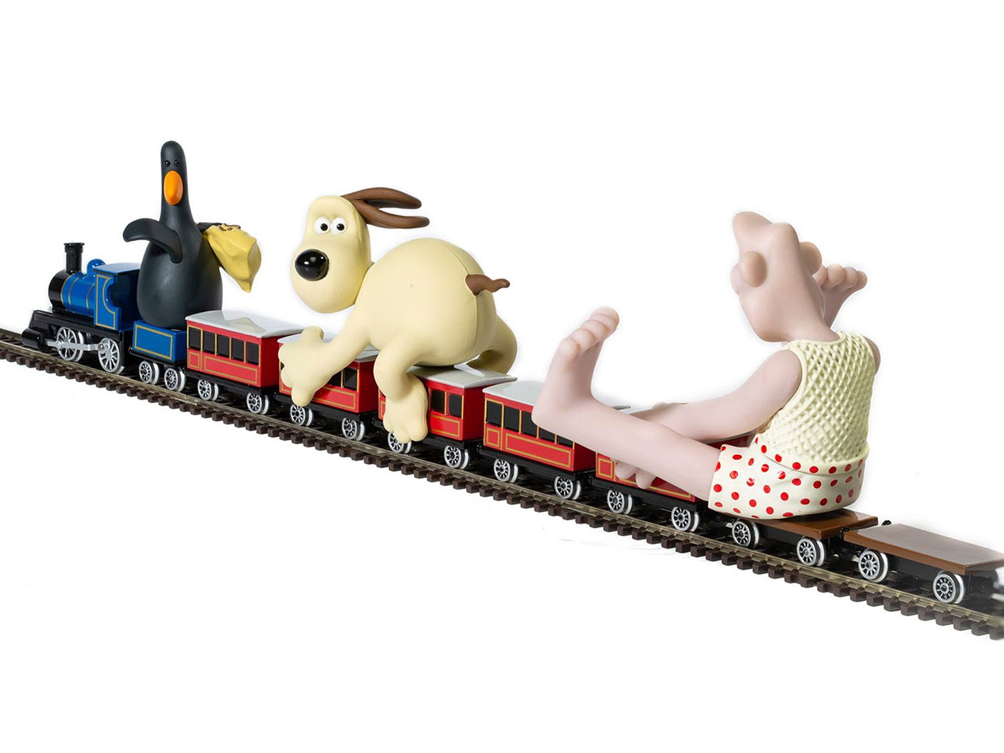 Locomotive and Feathers McGraw Figure 5 piece Set "The Wrong - Premium Figures from Corgi - Just $52.78! Shop now at Rapidvehicles