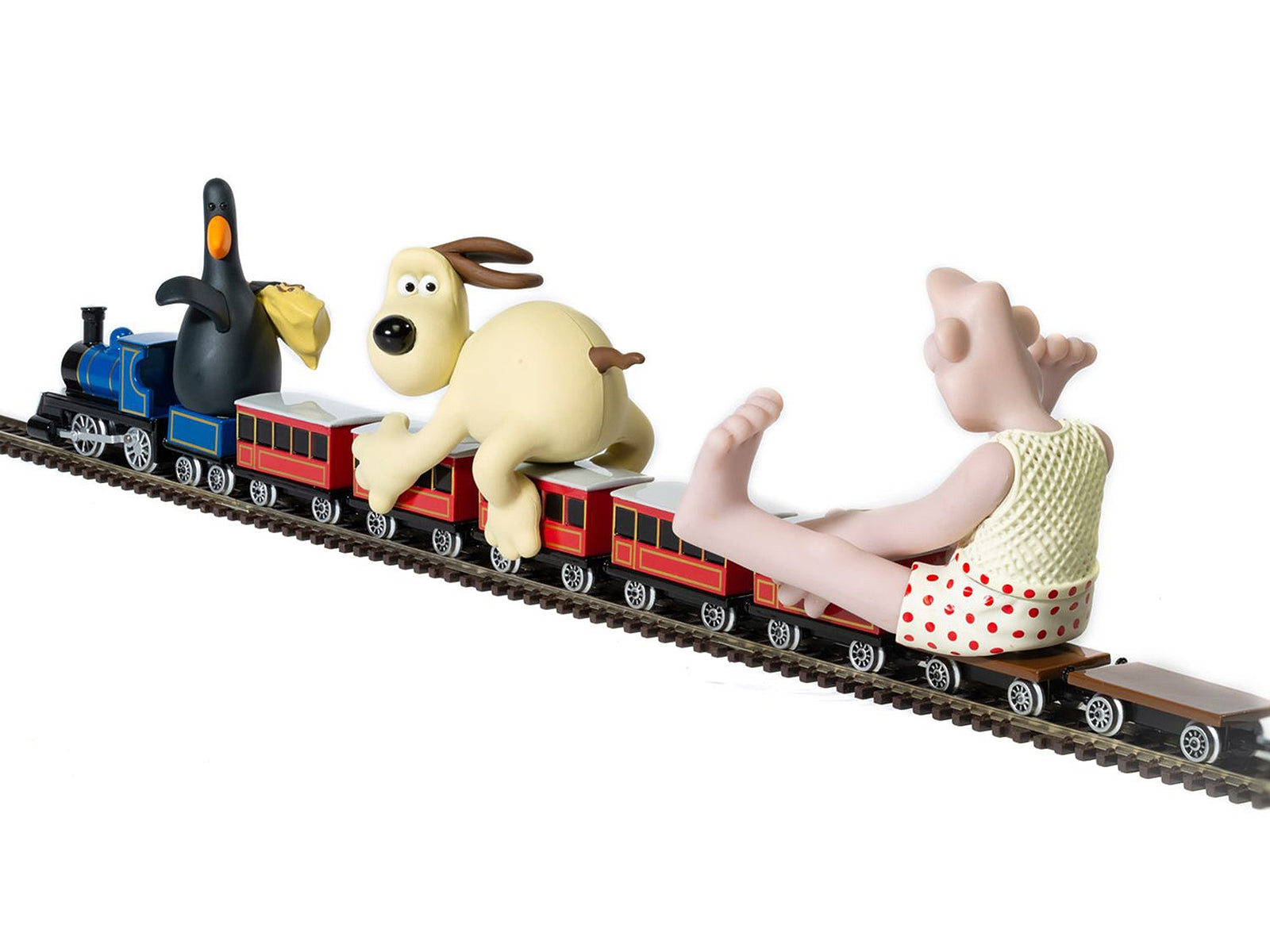 Locomotive and Feathers McGraw Figure 5 piece Set "The Wrong - Premium Figures from Corgi - Just $58.99! Shop now at Rapidvehicles