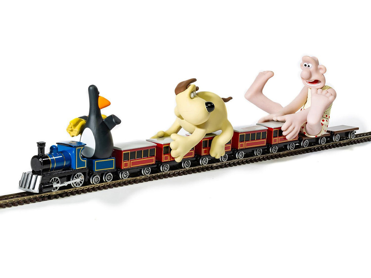 Locomotive and Feathers McGraw Figure 5 piece Set "The Wrong - Premium Figures from Corgi - Just $52.78! Shop now at Rapidvehicles