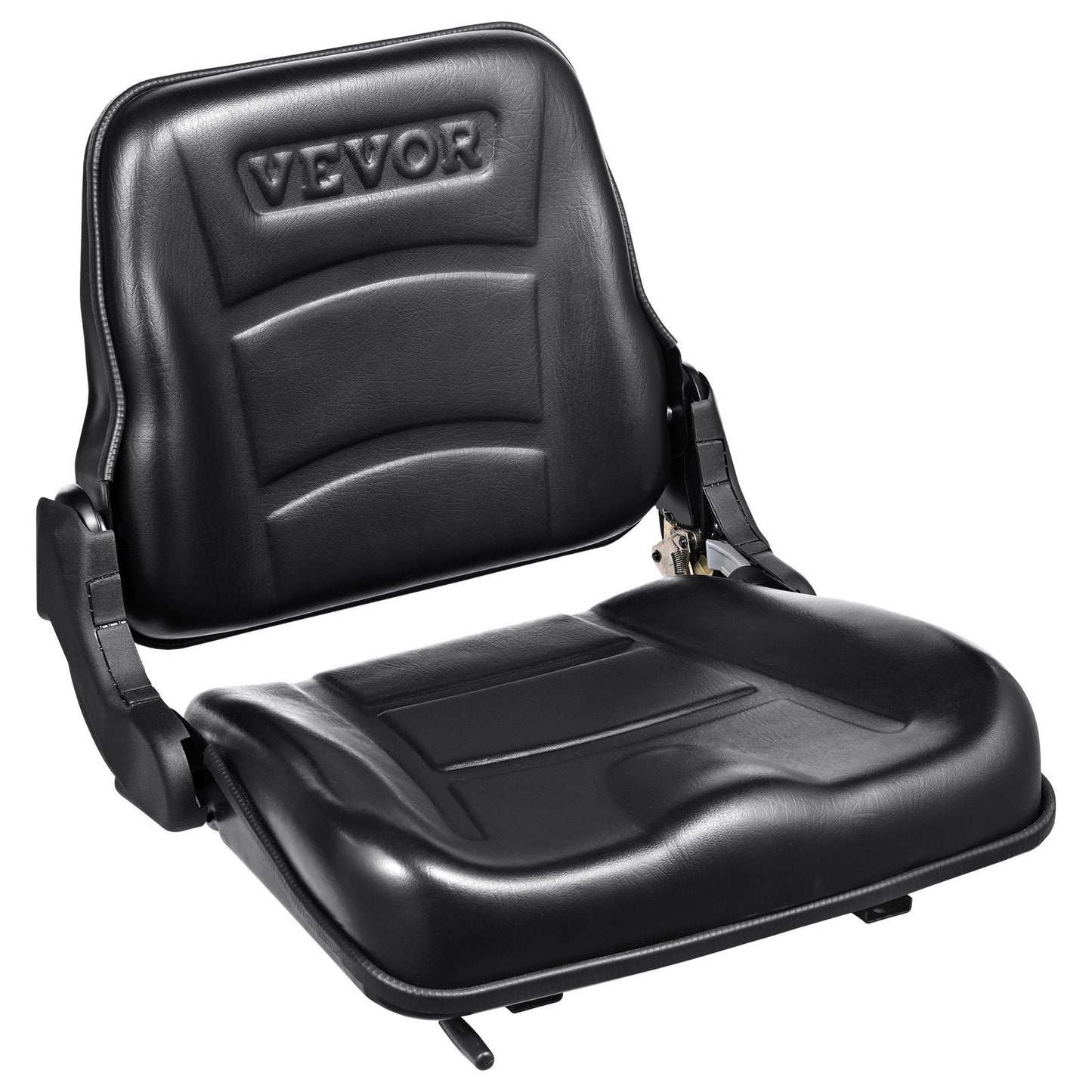 VEVOR Universal Forklift Seat, Fold Down Tractor Seat with - Premium Tractor Seat from VEVOR - Just $128.30! Shop now at Rapidvehicles