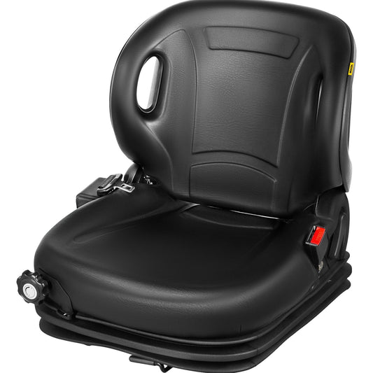 VEVOR Tractor Seat, Suspension Seat with 70? Adjustable Backrest, Forklift Seat Compatible With Toyota Tractors, Forklifts, Suspension Tractor Seat and Forklift Seat with Seat Belt for Replacement - Premium Tractor Seat from VEVOR - Just $448.99! Shop now at Rapidvehicles