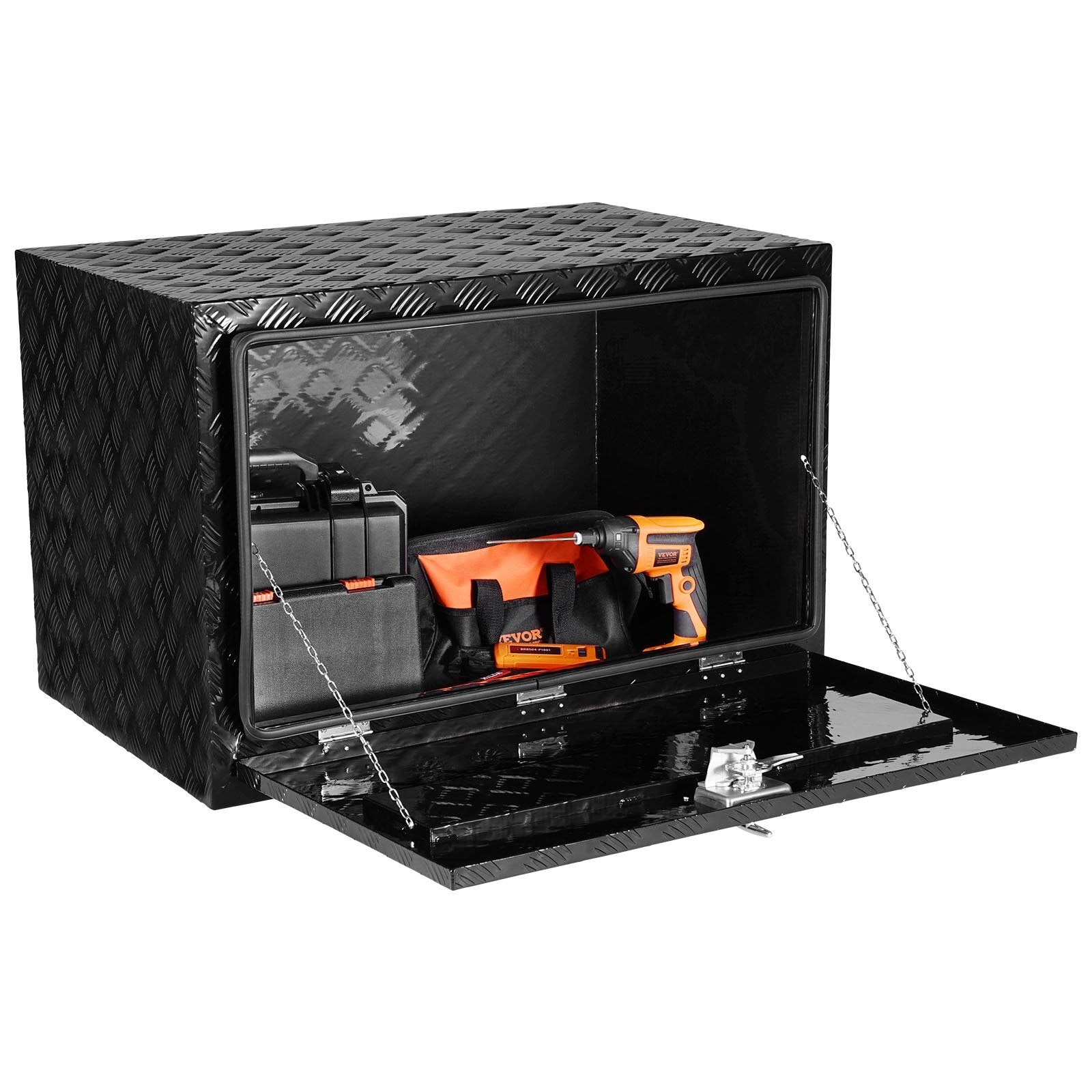 VEVOR Underbody Aluminum Truck Tool Box 36" x 24" x 24" Trailer RV Tool Storage - Premium Truck Tool Boxes from VEVOR - Just $583.73! Shop now at Rapidvehicles