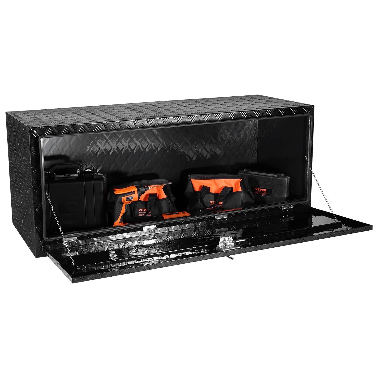 VEVOR Underbody Aluminum Truck Tool Box 60" x 24" x 24" Trailer RV Tool Storage - Premium Truck Tool Boxes from VEVOR - Just $973.69! Shop now at Rapidvehicles