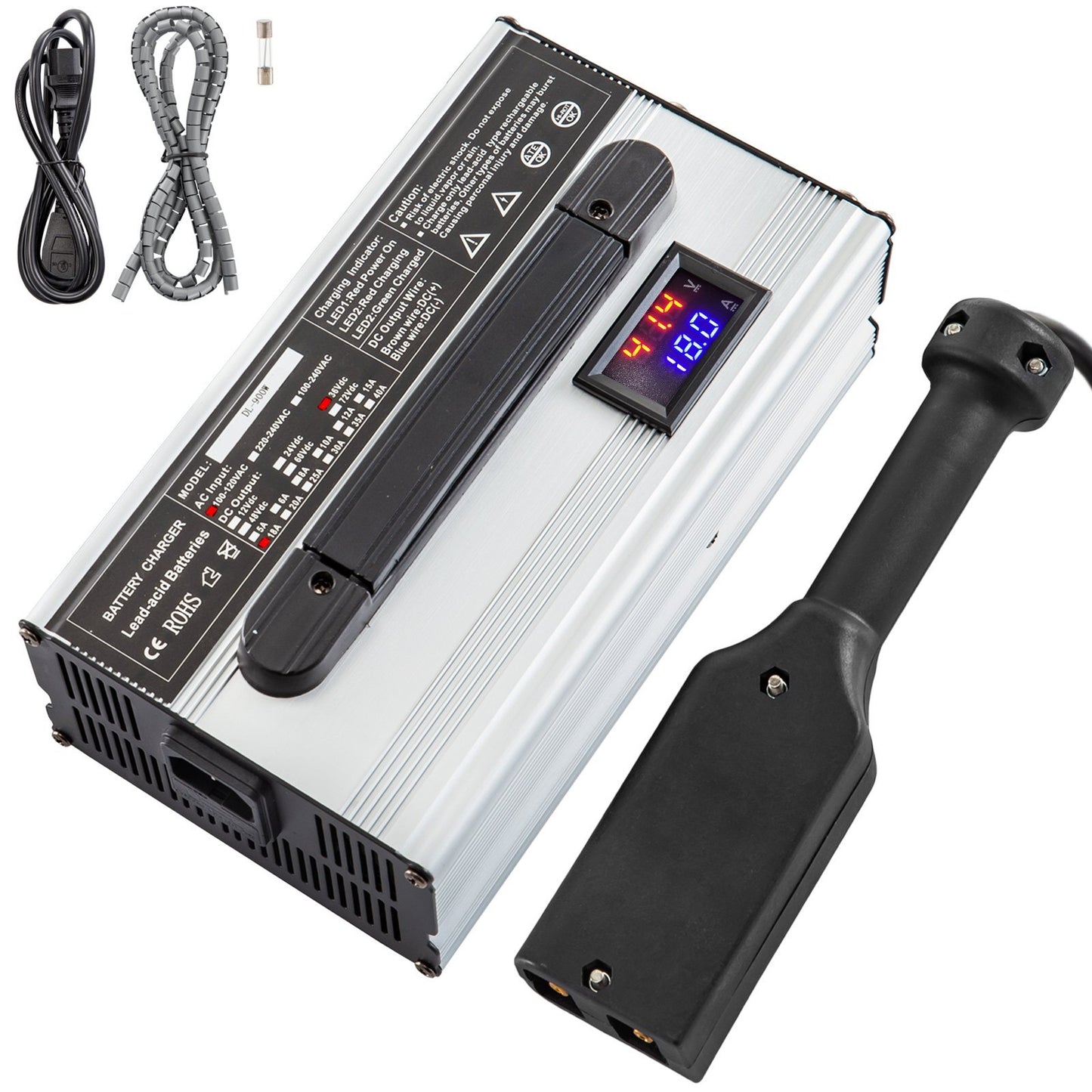 VEVOR 36V 18A Golf Cart Battery Charger Powerwise Plug with LED - Premium Lead-Acid Cart Battery Charger from VEVOR - Just $145.22! Shop now at Rapidvehicles