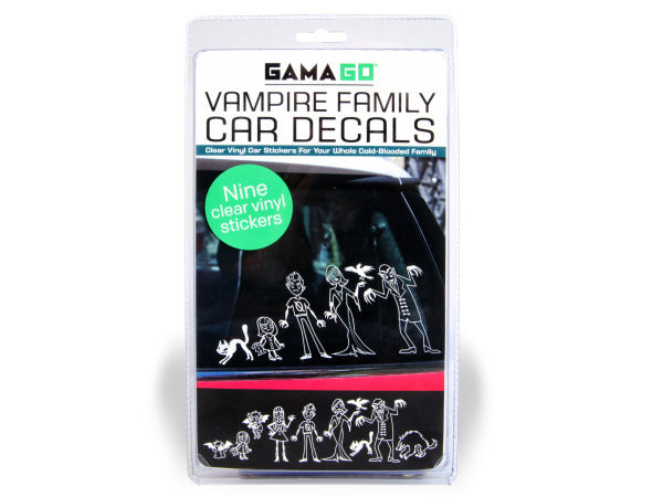 Vampire Family Vinyl Car Decals ( Case of 144 ) - Premium Auto Exterior Accessories from Rapidvehicles - Just $174.99! Shop now at Rapidvehicles