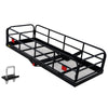 VEVOR Hitch Cargo Carrier, 60 x 24 x 14 in Folding Trailer Hitch Mounted Steel Cargo Basket, 400lbs Loading Capacity Luggage Carrier Rack with Stabilizer, Fits 2" Hitch Receiver for SUV Truck Pickup - Premium Cargo Carrier from VEVOR - Just $198.99! Shop now at Rapidvehicles