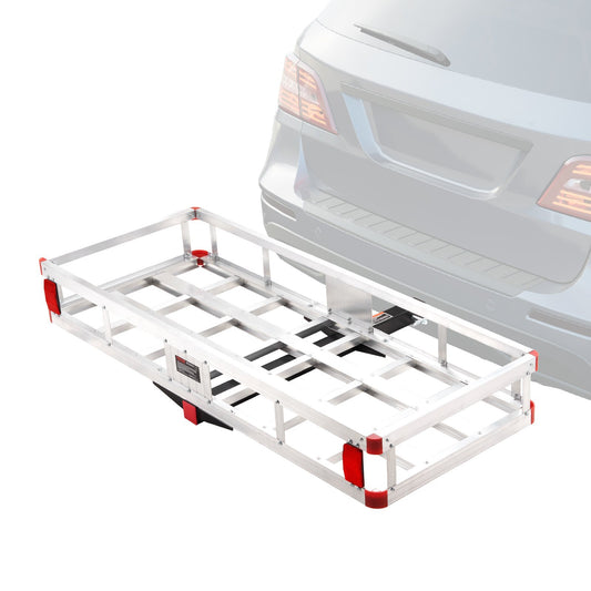 VEVOR 49.4 x 22.4 x 7.1 in Hitch Cargo Carrier, 500lbs Loading - Premium Cargo Carrier from VEVOR - Just $140.99! Shop now at Rapidvehicles