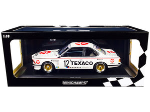 BMW 635 CSi #12 C. Ballot-Lena - R. Metge - J. C. Andruet "Texaco" 24H of Spa (1985) Limited Edition to 300 pieces Worldwide 1/18 Diecast Model Car by Minichamps - Premium  from Rapidvehicles - Just $211.99! Shop now at Rapidvehicles