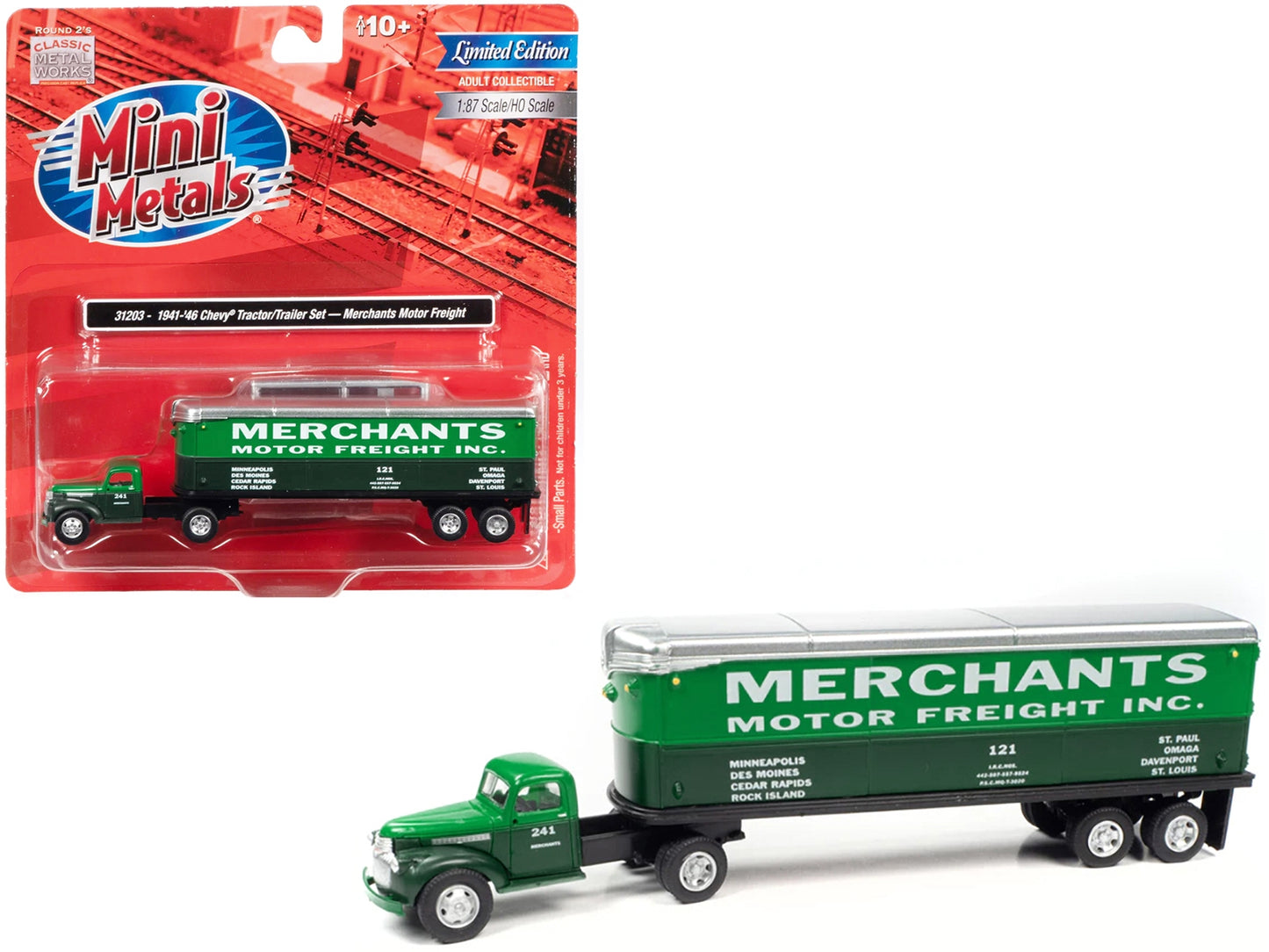 1941-1946 Chevrolet Truck and Trailer Set "Merchants Motor - Premium Chevrolet Models from Classic Metal Works - Just $47.01! Shop now at Rapidvehicles