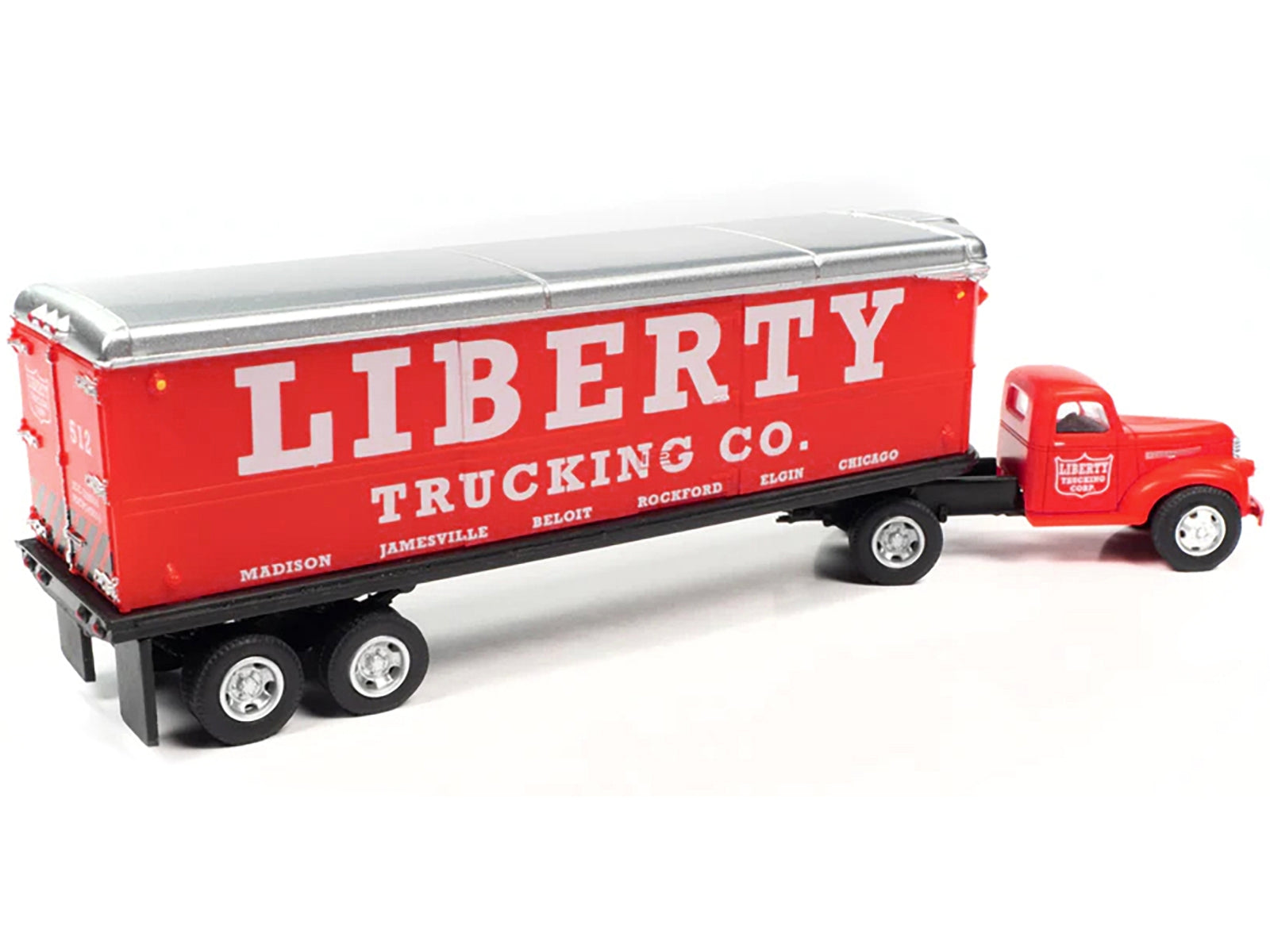 1941-1946 Chevrolet Truck and Trailer Set "Liberty Trucking Co." - Premium Chevrolet Models from Classic Metal Works - Just $52.19! Shop now at Rapidvehicles