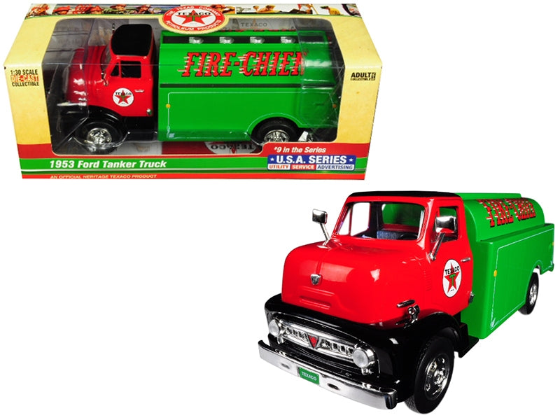 1953 Ford Tanker Truck "Texaco" "Fire-Chief" 9th in the Series - Premium Ford Models from Autoworld - Just $62.09! Shop now at Rapidvehicles