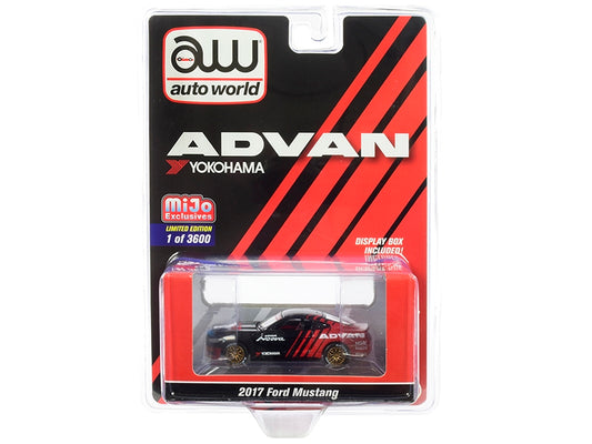 2017 Ford Mustang "ADVAN Yokohama" Red and Black Limited Edition - Premium Mustang Models from Autoworld - Just $28.30! Shop now at Rapidvehicles