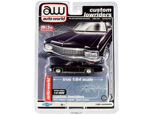 1970 Chevrolet Impala Sport Coupe Black "Custom Lowriders" Limited Edition to 4800 pieces Worldwide 1/64 Diecast Model Car by Auto World - Premium Chevrolet Models from Autoworld - Just $29.91! Shop now at Rapidvehicles