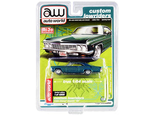 1966 Chevrolet Impala SS Blue Metallic with Graphics "Custom Lowriders" Limited Edition to 4800 pieces Worldwide 1/64 Diecast Model Car by Auto World - Premium Chevrolet Models from Autoworld - Just $31.53! Shop now at Rapidvehicles