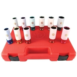 1/2"dr 11pc metric/sae wheel nut protect imp skt s - Premium Wheel Service Sockets and Socket Sets from Chicago Pneumatic - Just $274.47! Shop now at Rapidvehicles