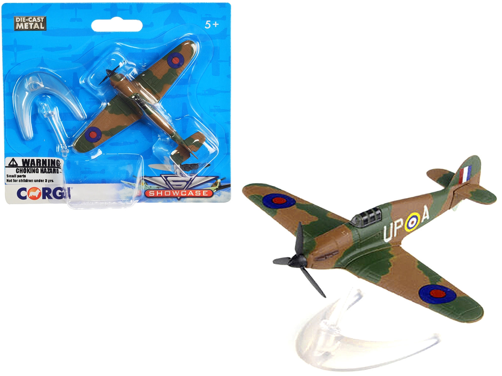 Hawker Hurricane Fighter Aircraft "RAF" "Showcase" Series Diecast Model by Corgi - Premium Hawker from Corgi - Just $25.99! Shop now at Rapidvehicles