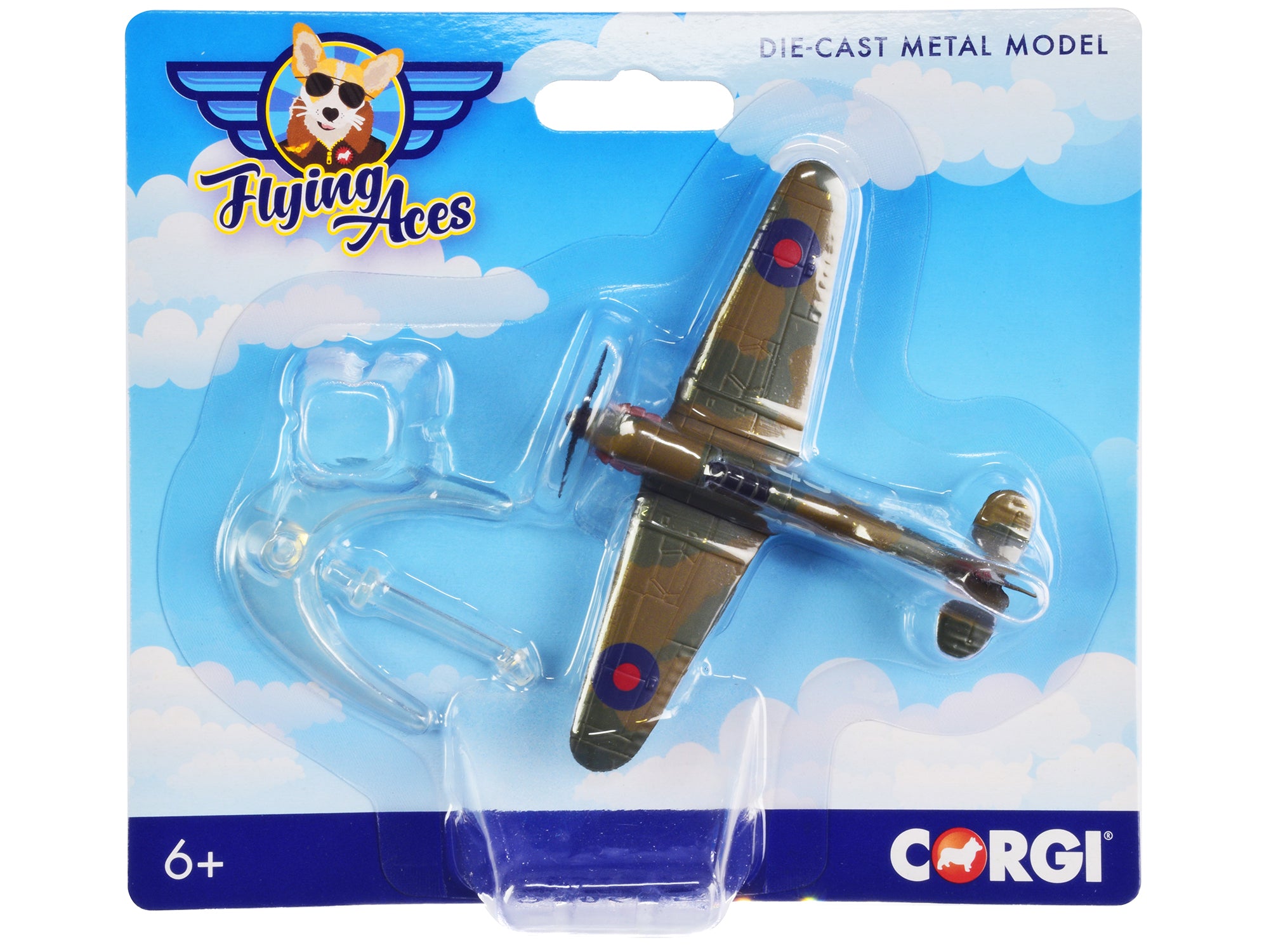 Hawker Hurricane Fighter Aircraft "RAF" "Flying Aces" Series Diecast Model by Corgi - Premium  from Corgi - Just $29.99! Shop now at Rapidvehicles