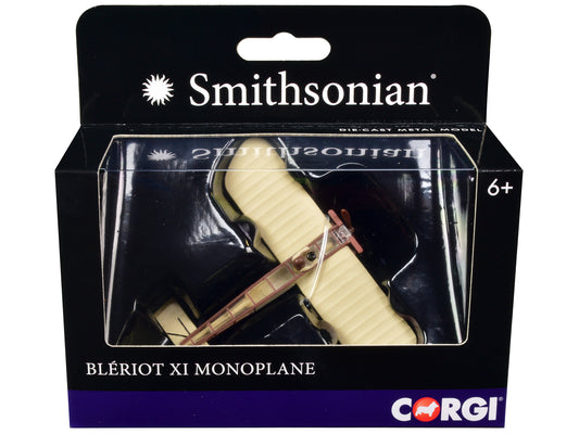 Bleriot XI Monoplane with Pilot Figure "Smithsonian" Series Diecast Model by Corgi free shipping USA