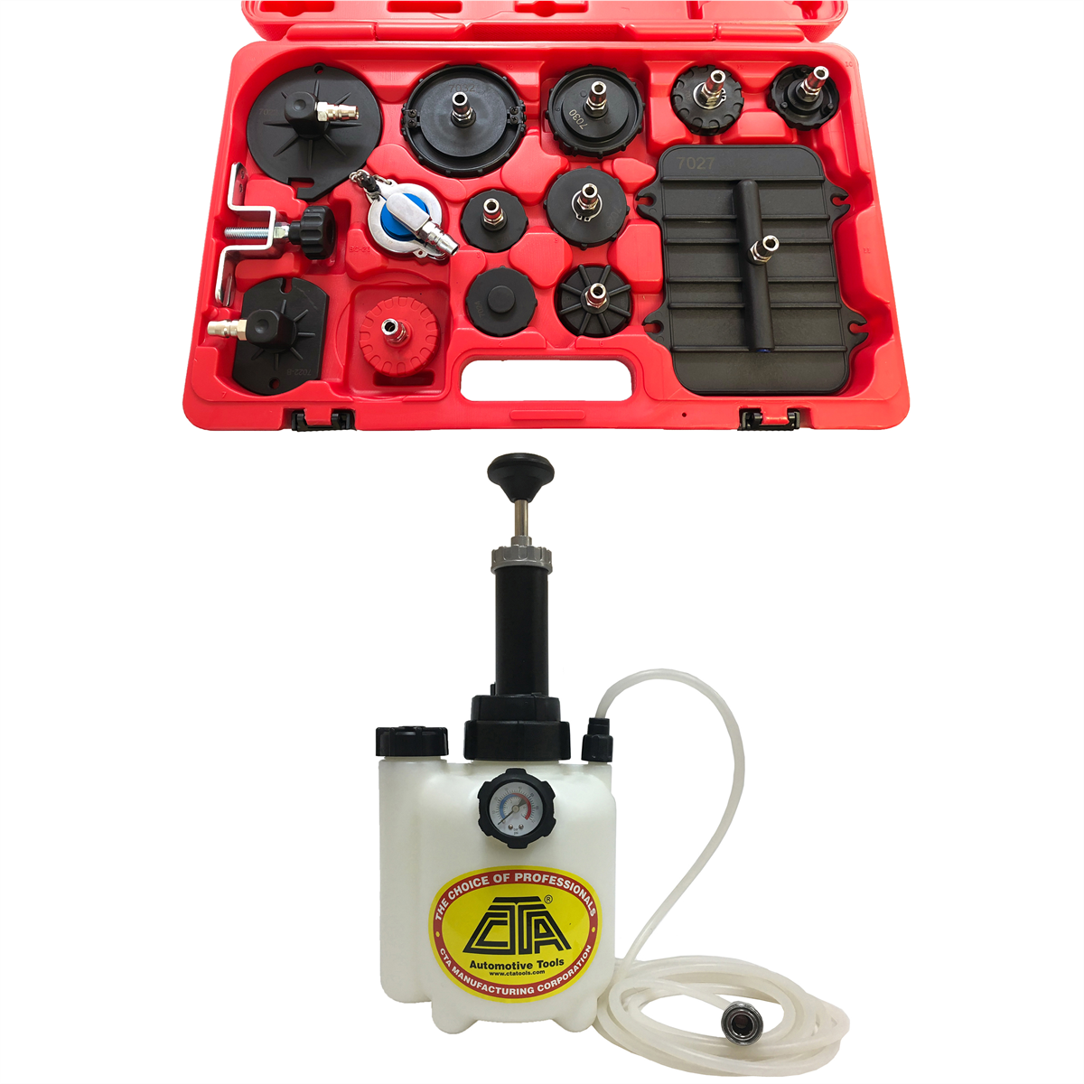 Brake Bleeder Tank & Adapter Set - Premium Brake Service Tools and Accessories from CTA - Just $702.99! Shop now at Rapidvehicles