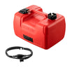 VEVOR Marine Fuel Tank, 3.17 Gallon/12L, Portable Boat Fuel Gas Tank for Outboard Engine Boats, Plastic Outboard Marine Boat Fuel Tank with Hose, Easy to Carry for Yacht, Fishing Boat, Deck Boat, Red - Premium Portable Fuel Tank from VEVOR - Just $83.99! Shop now at Rapidvehicles