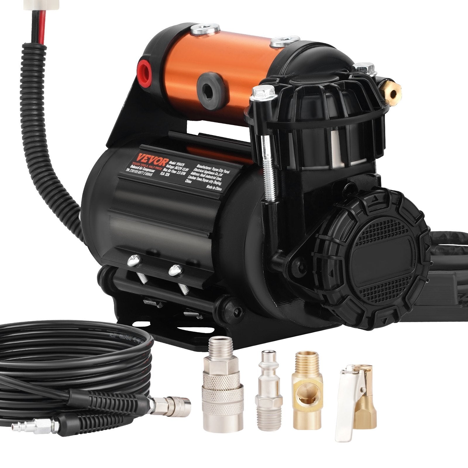 VEVOR Onboard Air Compressor Kit 150PSI Offroad Air Compressor Portable Tire Inflator Heavy Duty 3.5CFM Air Pump for Jeep SUV 4x4 Vehicle Compatibility with Air tools, Air horns, Lockers - Premium Tire Inflators from VEVOR - Just $148.19! Shop now at Rapidvehicles