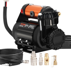 VEVOR Onboard Air Compressor Kit 150PSI Offroad Air Compressor Portable Tire Inflator Heavy Duty 3.5CFM Air Pump for Jeep SUV 4x4 Vehicle Compatibility with Air tools, Air horns, Lockers - Premium Tire Inflators from VEVOR - Just $152.99! Shop now at Rapidvehicles