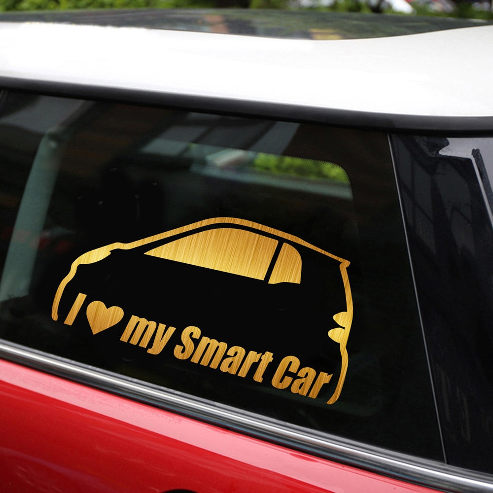 Car Sticker I love my Smart Car Funny Decals Car - Premium Automotive from Magenta Aether - Just $5.99! Shop now at Rapidvehicles