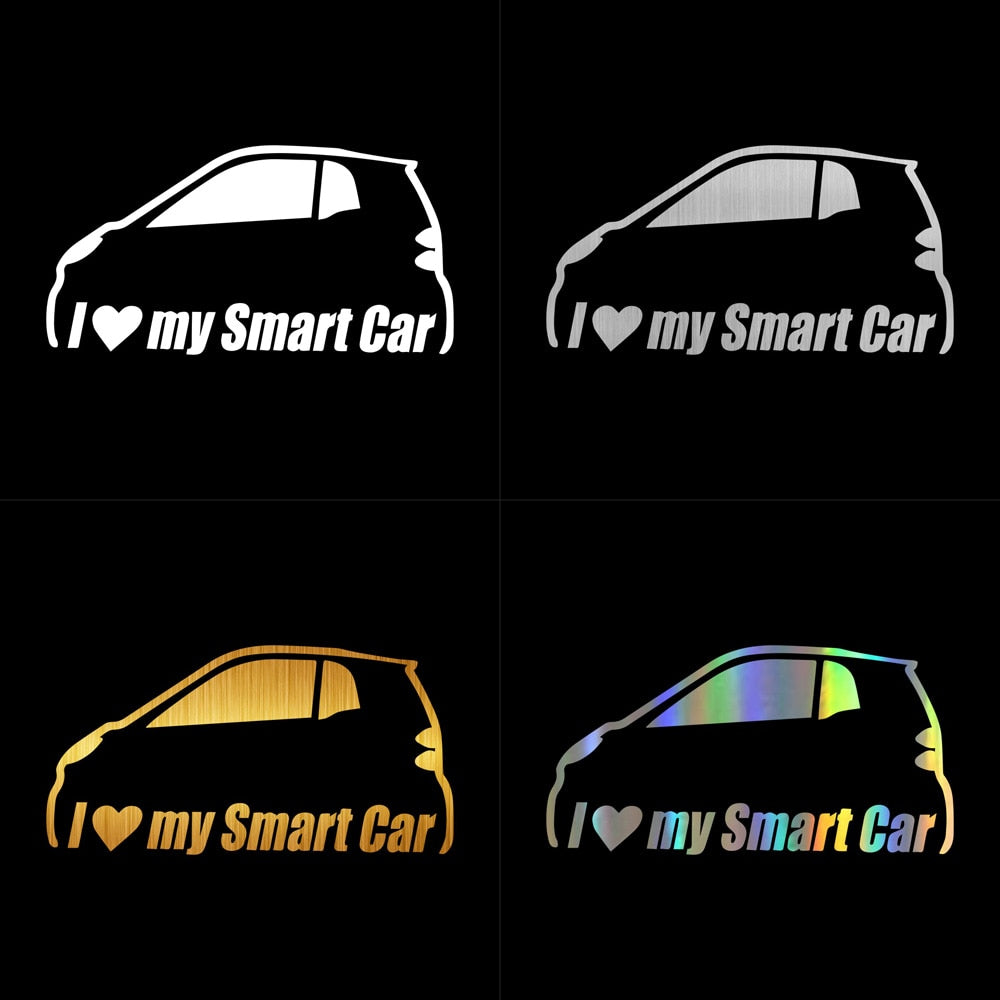 Car Sticker I love my Smart Car Funny Decals Car - Premium Automotive from Magenta Aether - Just $5.99! Shop now at Rapidvehicles