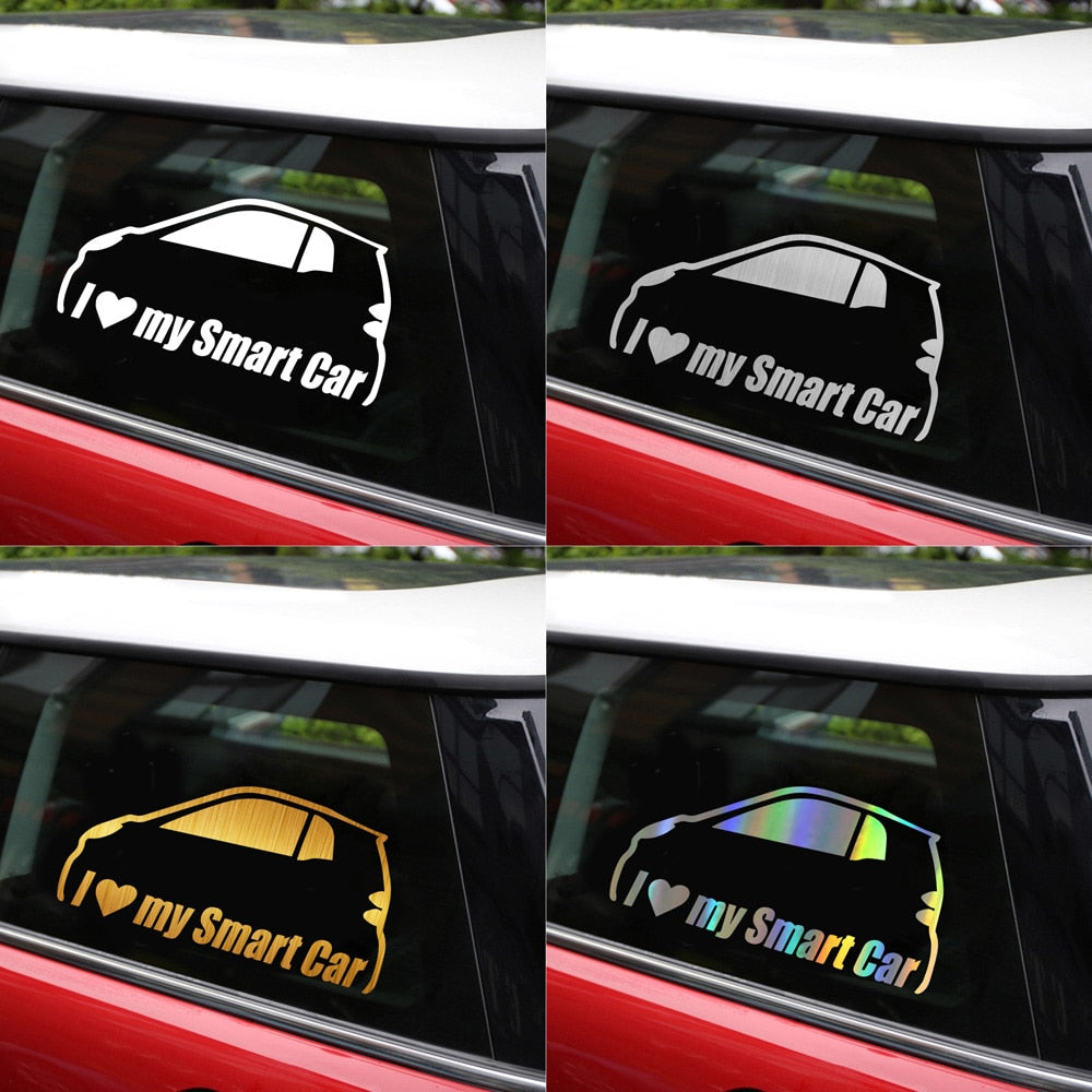 Car Sticker I love my Smart Car Funny Decals Car - Premium Automotive from Magenta Aether - Just $10.99! Shop now at Rapidvehicles