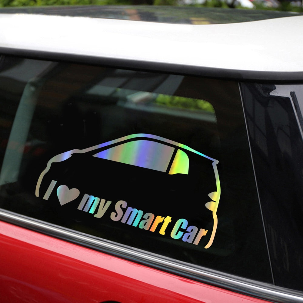 Car Sticker I love my Smart Car Funny Decals Car - Premium Automotive from Magenta Aether - Just $10.99! Shop now at Rapidvehicles