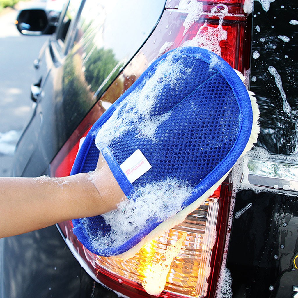 Car Wash Cleaning Sponge Brush Glass Cleaner Blue - Premium Automotive from Cyan Selene - Just $12.99! Shop now at Rapidvehicles