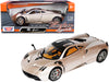 Pagani Huayra Gold Metallic with Black Top 1/18 Diecast Model Car by Motormax - Premium  from Rapidvehicles - Just $64.99! Shop now at Rapidvehicles