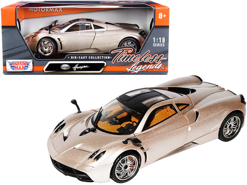 Pagani Huayra Gold Metallic with Black Top 1/18 Diecast Model Car - Premium  from Rapidvehicles - Just $83.99! Shop now at Rapidvehicles