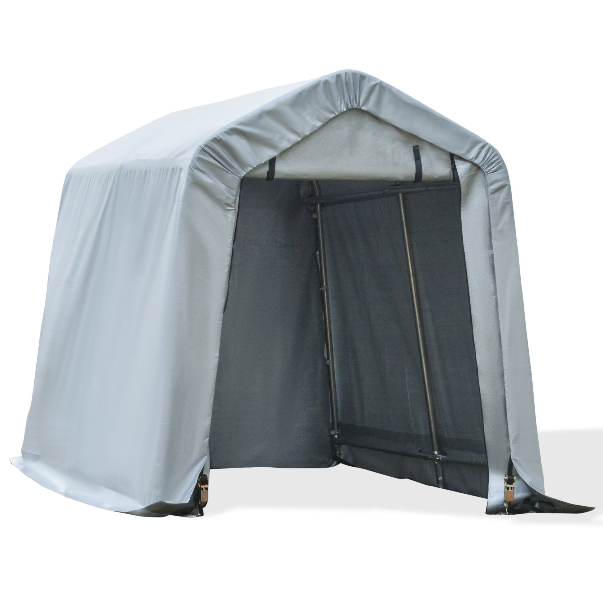 Outsunny 6' x 8' Carport Portable Garage, Heavy Duty Storage - Premium Carports from Rapidvehicles - Just $223.93! Shop now at Rapidvehicles