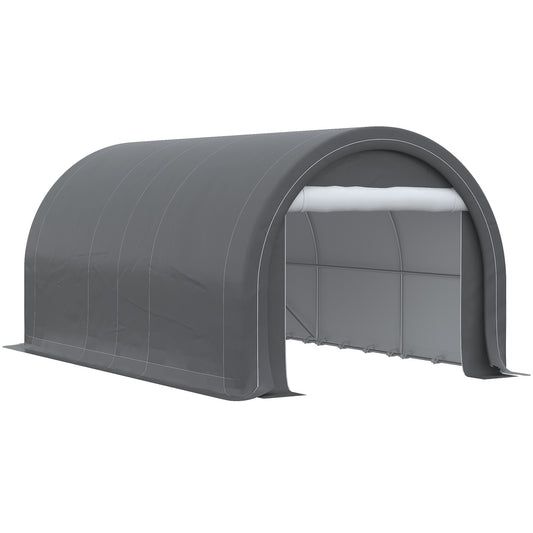 Outsunny 10' x 16' Carport, Heavy Duty Portable Garage Storage - Premium Carports from Rapidvehicles - Just $472.99! Shop now at Rapidvehicles