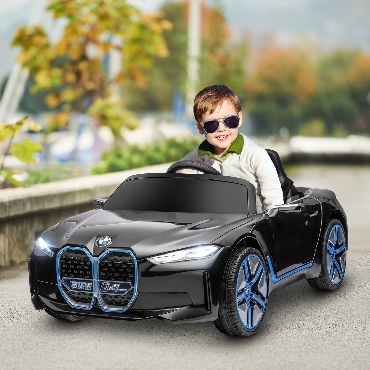 Aosom Electric Car for Kids, 12V Licensed BMW Ride on Car with - Premium Kids' Bikes from Rapidvehicles - Just $279.77! Shop now at Rapidvehicles