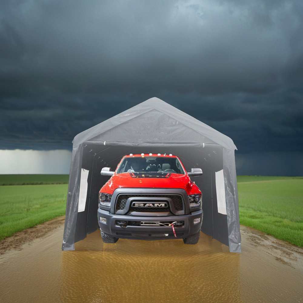 12x20 feet party tent heavy duty outdoor portable garage ventilated canopy carports car shelter - Premium Carports from Rapidvehicles - Just $312.99! Shop now at Rapidvehicles