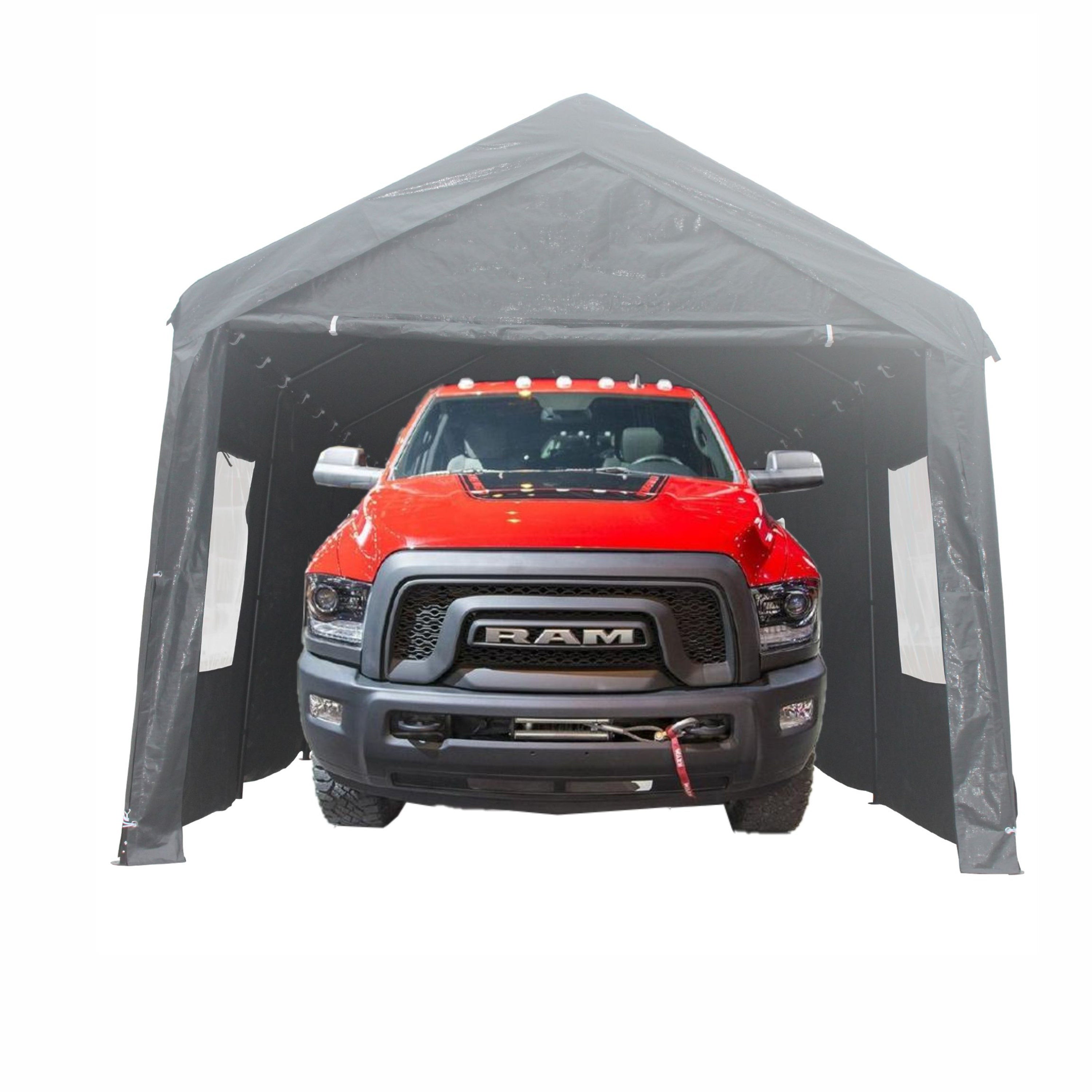 10x20ft gazebo party tent heavy duty canopy carport outdoor portable garage grey - Premium Carports from Rapidvehicles - Just $291.17! Shop now at Rapidvehicles