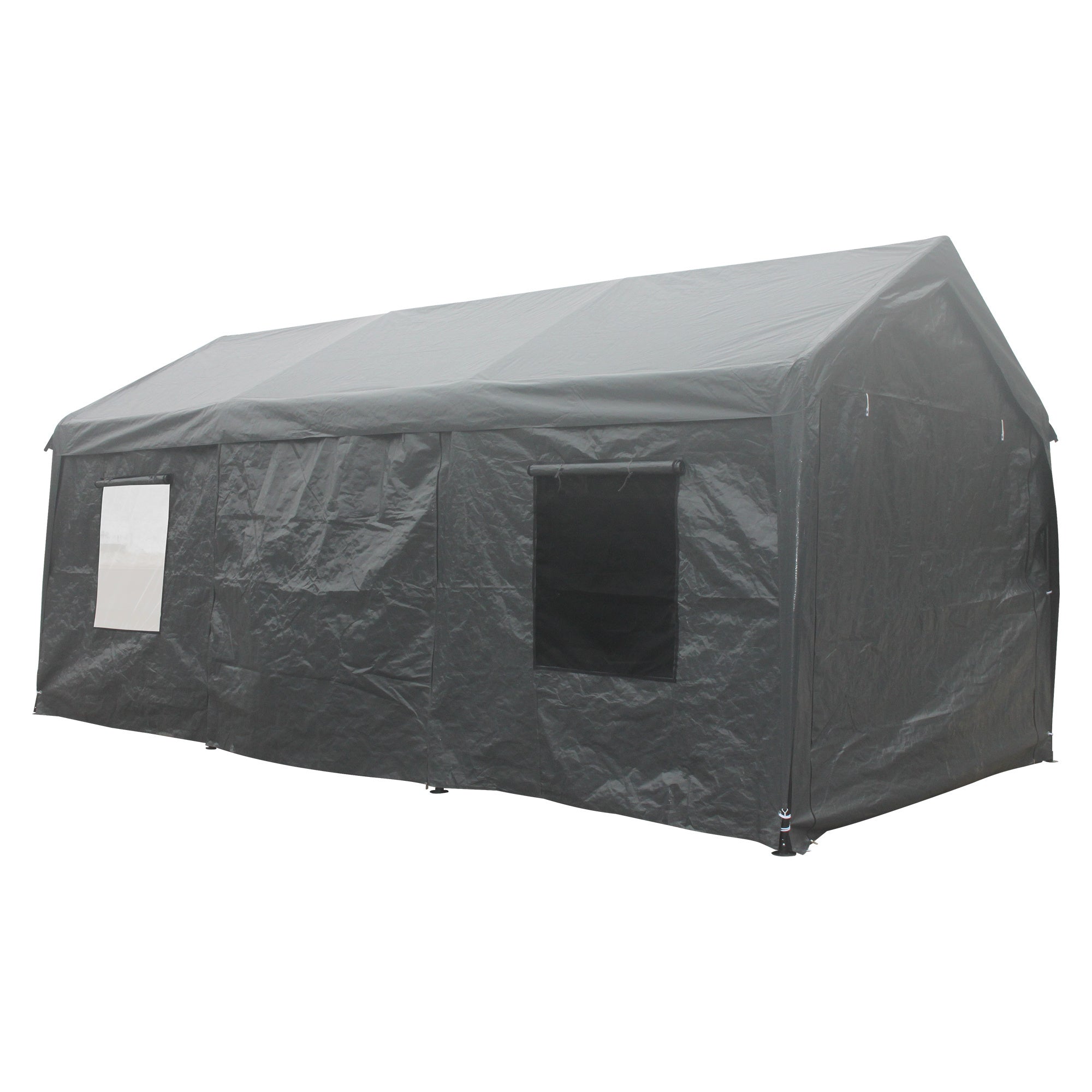 10x20ft gazebo party tent heavy duty canopy carport outdoor portable garage grey - Premium Carports from Rapidvehicles - Just $291.17! Shop now at Rapidvehicles